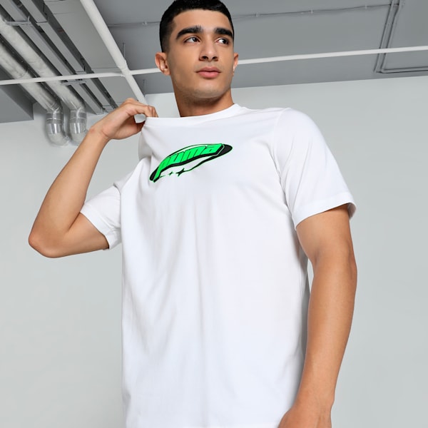 GRAPHICS 2000's Men's T-shirt, PUMA White, extralarge-IND