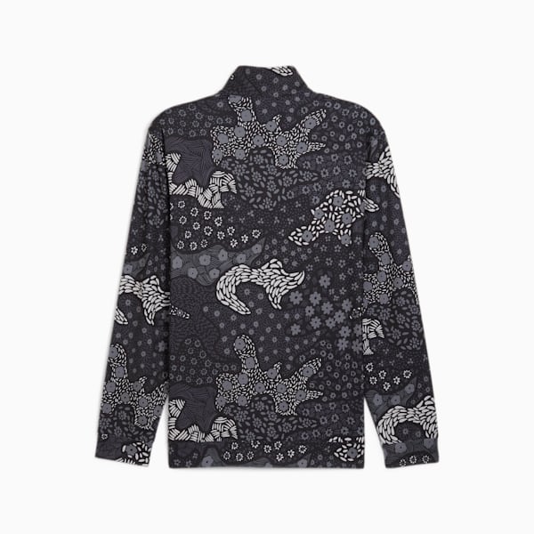 CLOUDSPUN Bloom Camo Quarter-Zip Golf Top Men, PUMA Black-Slate Sky, extralarge-GBR