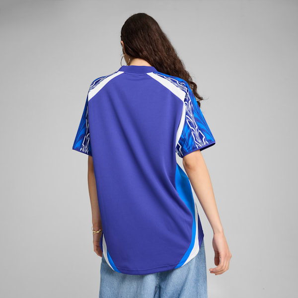 Relaxed Football Jersey Unisex, Lapis Lazuli, extralarge