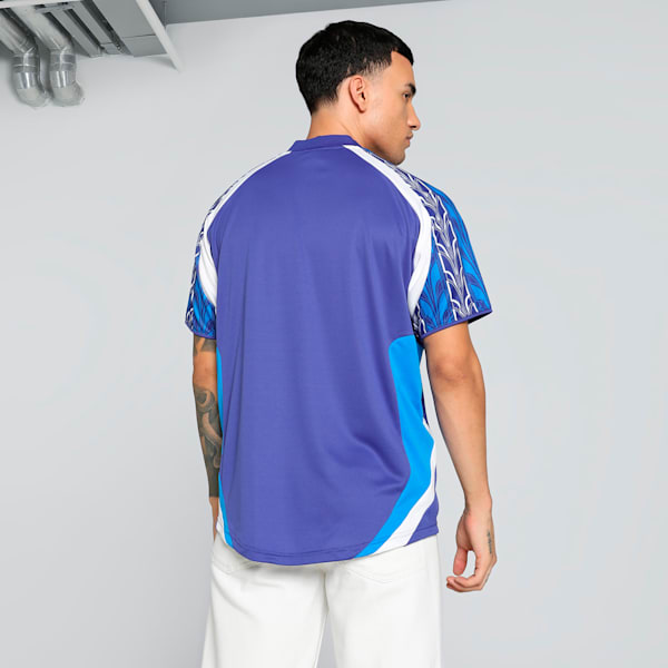 Football Nostalgia Unisex Relaxed Fit Jersey, Lapis Lazuli, extralarge-IND