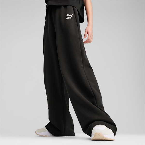 BETTER CLASSICS  Relaxed Fit Girl's Pants, PUMA Black, extralarge-IND