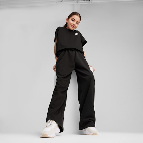 BETTER CLASSICS  Relaxed Fit Girl's Pants, PUMA Black, extralarge-IND