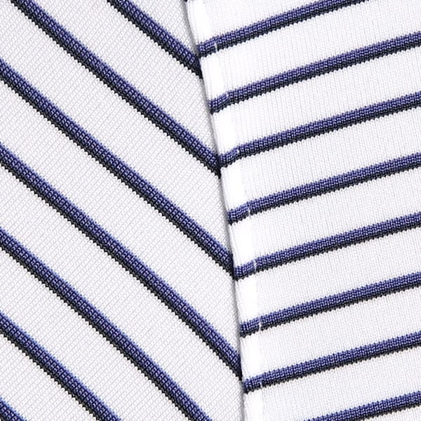 MATTR Elevated Stripe Men's Golf Polo, Blue Crystal-Deep Navy, extralarge-IND