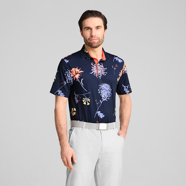 MATTR Dahlia Men's Golf Polo, Deep Navy-Blue Horizon, extralarge-IND