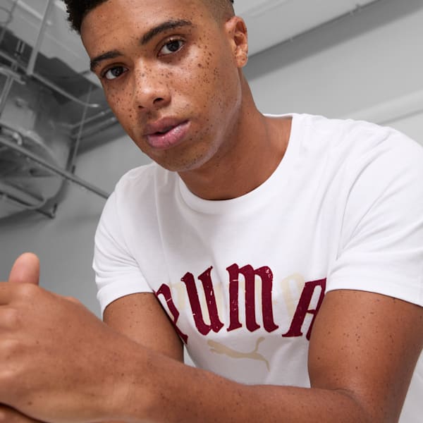Camiseta CLASSICS PLAY LOUD Logo para hombre, PUMA White, extralarge