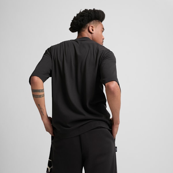 Camiseta CLASSICS PLAY LOUD Logotipo superpuesto para hombre, PUMA Black, extralarge