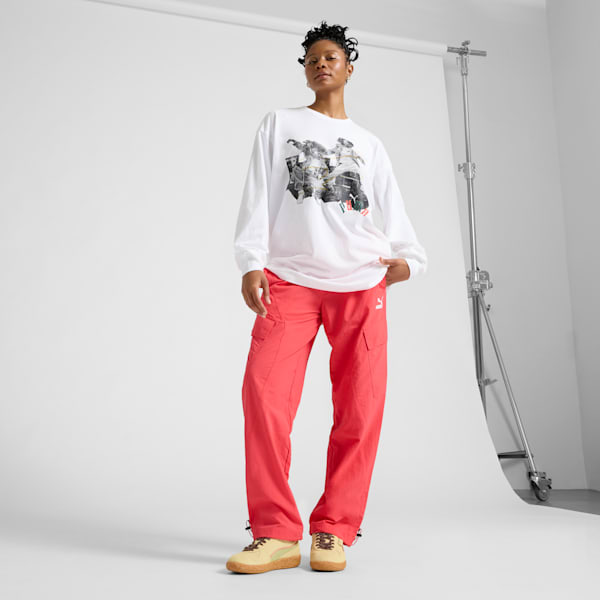 CLASSICS PLAY LOUD Women's Long Sleeve Tee, PUMA White, extralarge