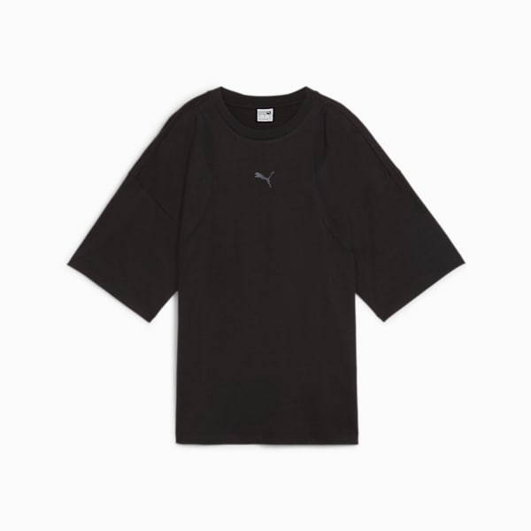 ウィメンズ デア トゥ オーバーサイズ カットアウト 半袖 Tシャツ, PUMA Black, extralarge-JPN
