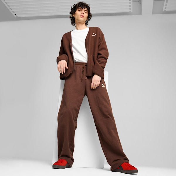 メンズ CLASSICS フリース カーディガン, Espresso Brown, extralarge-JPN