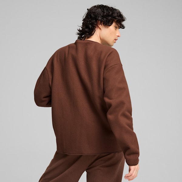 メンズ CLASSICS フリース カーディガン, Espresso Brown, extralarge-JPN