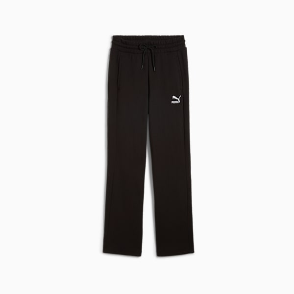 ウィメンズ T7 ハイウェスト トラックパンツ, PUMA Black-PUMA Black, extralarge-JPN