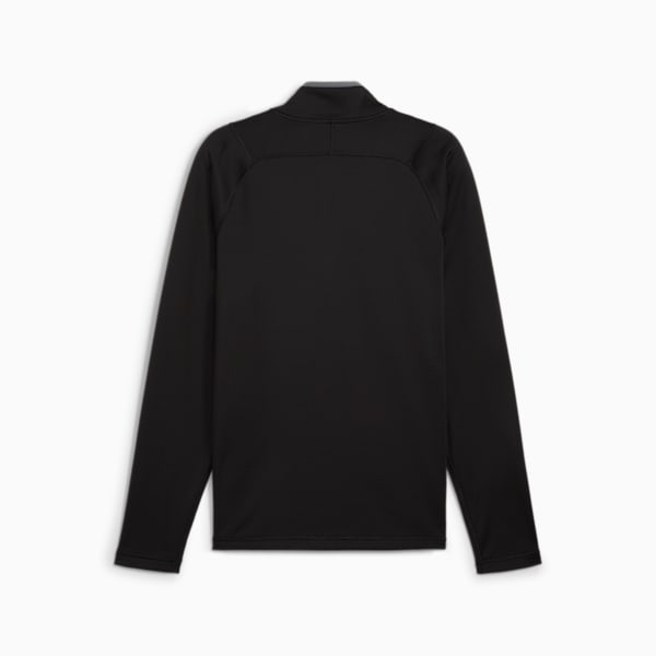 メンズ ゴルフ ワッフル フリース 1/4 ジップ クルースウェット, PUMA Black, extralarge-JPN