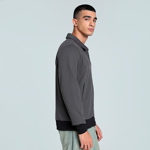 CLASSICS Herringbone Men's Shacket, PUMA Black, extralarge-IND