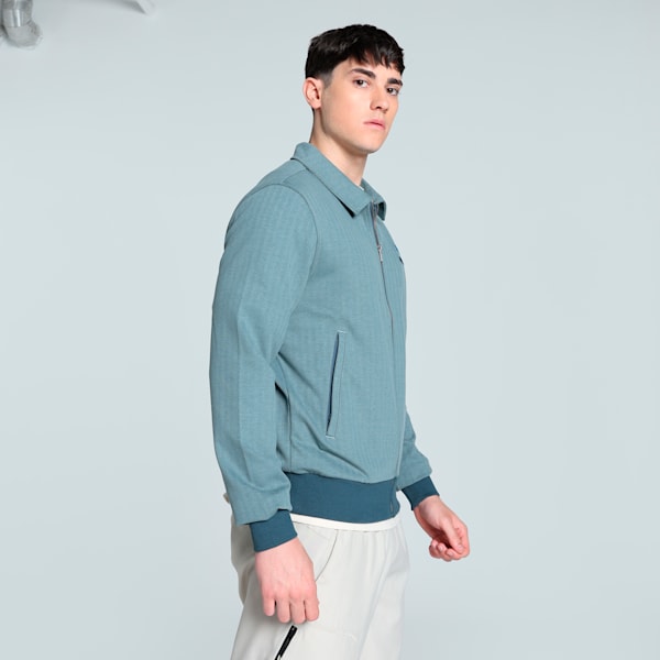 CLASSICS Herringbone Men's Shacket, Gray Skies, extralarge-IND