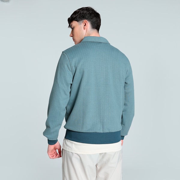 CLASSICS Herringbone Men's Shacket, Gray Skies, extralarge-IND