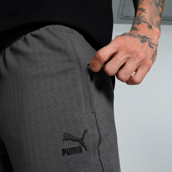 CLASSICS Herringbone Men's Pants, PUMA Black, extralarge-IND