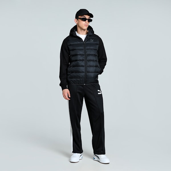CLASSICS Men's Slim Fit Hybrid Jacket, PUMA Black, extralarge-IND