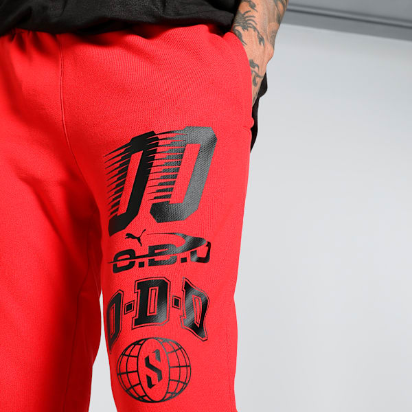 Scoots Trail Blazing Basketball Men's Relaxed Fit Sweatpants, For All Time Red, extralarge-IND