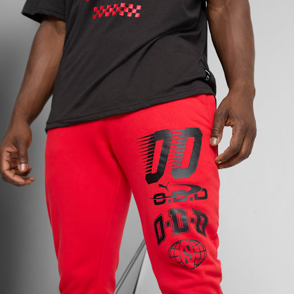 Pants deportivos de básquetbol para hombre Scoot Trail Blazing, For All Time Red, extralarge