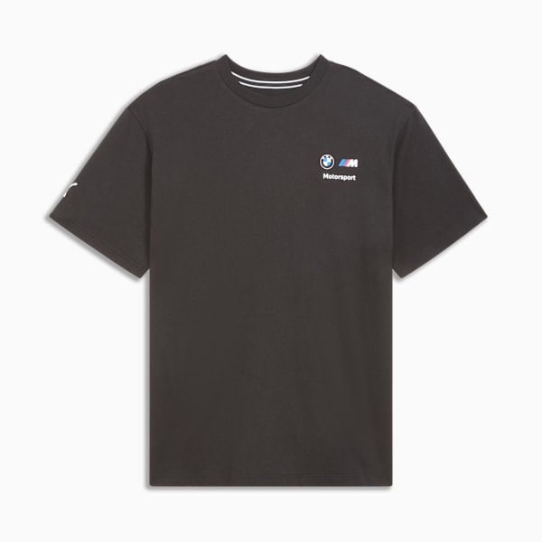 BMW M Motorsport Stacked Logo Tee Men, PUMA Black, extralarge