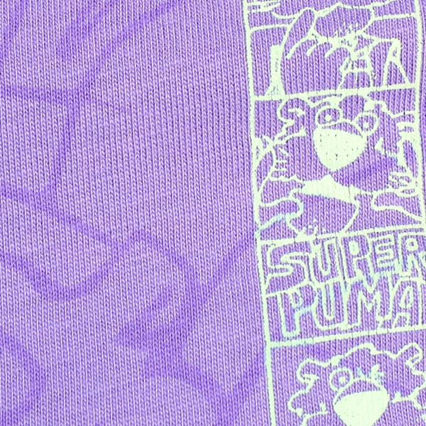 SUPER Men's Printed Tee, Lavender Alert, extralarge-IND
