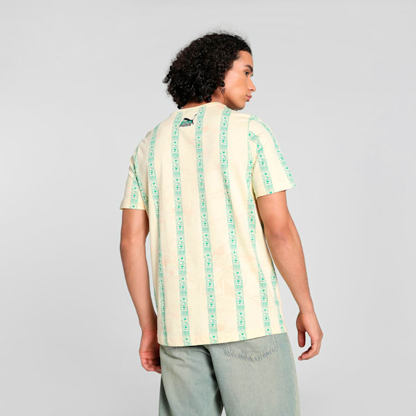 SUPER Men's Printed Tee, Creamy Vanilla, extralarge-IND