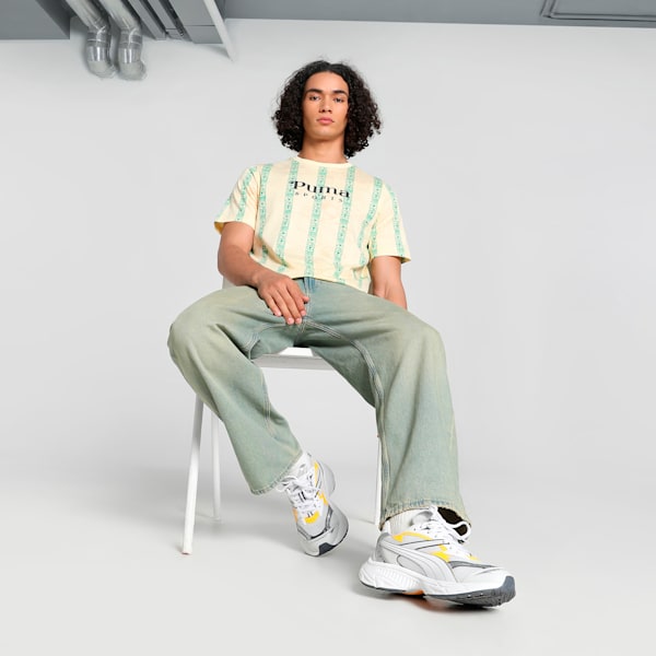 SUPER Men's Printed Tee, Creamy Vanilla, extralarge-IND