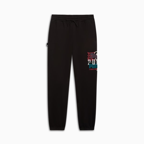 Pantalones deportivos CLASSICS PLAY LOUD para hombre, PUMA Black, extralarge