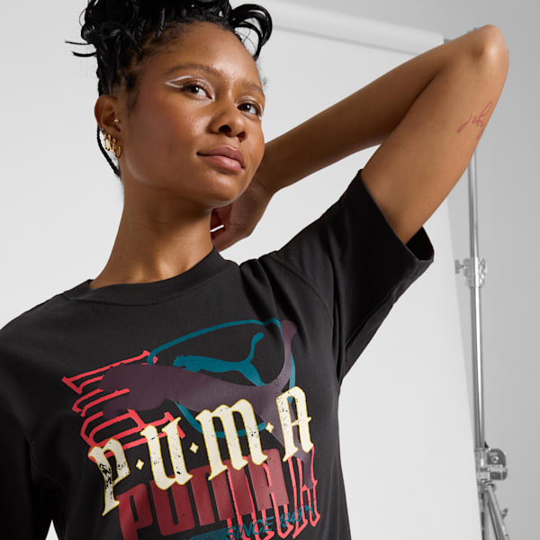 CLASSICS PLAY LOUD Women's Tee, PUMA Black, extralarge