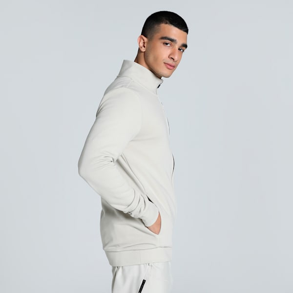 UTILITY Overlay Men's Sweat Jacket, Desert Dust, extralarge-IND