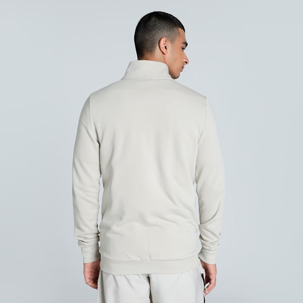 UTILITY Overlay Men's Sweat Jacket, Desert Dust, extralarge-IND