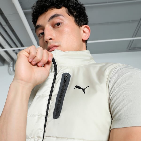 UTILITY Men's Padded Gilet, Desert Dust, extralarge-IND