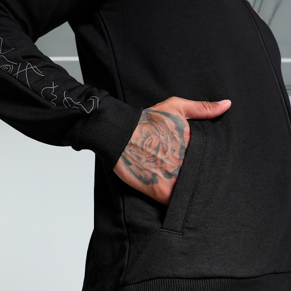 Classics T7 Men's Full Zip Jacket, PUMA Black, extralarge-IND