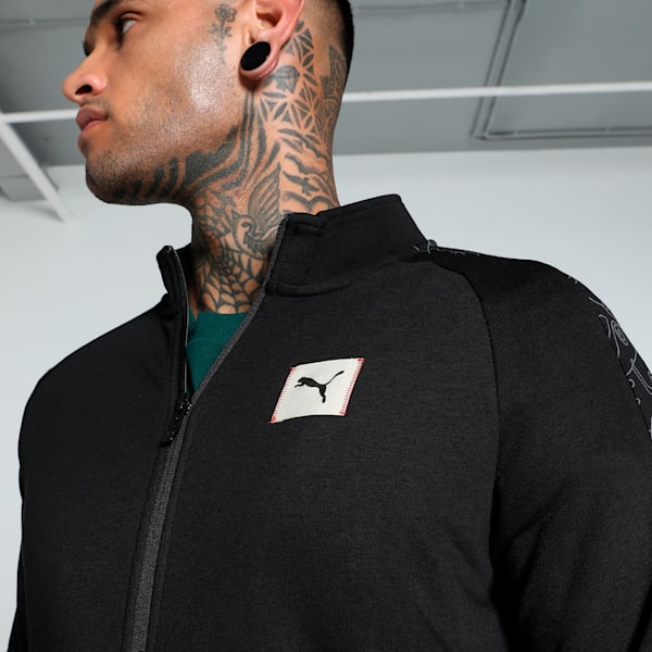 Classics T7 Men's Full Zip Jacket, PUMA Black, extralarge-IND