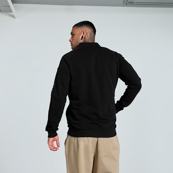 Classics T7 Men's Full Zip Jacket, PUMA Black, extralarge-IND