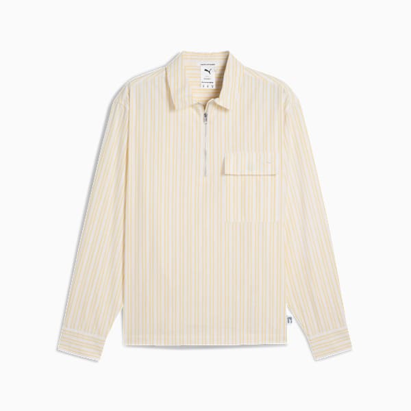 MMQ Men's Half-Zip Shirt, Sunny Yellow, extralarge-IND