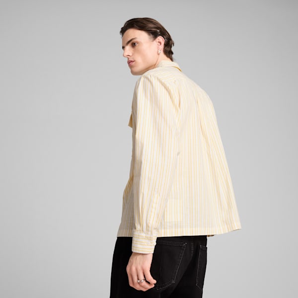 MMQ Men's Half-Zip Shirt, Sunny Yellow, extralarge