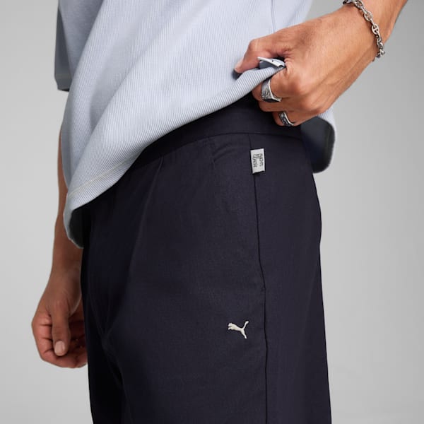 MMQ Men's Oversized Chino Pants, New Navy, extralarge-IND