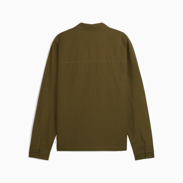 MMQ Ripstop Men's Relaxed Fit Overshirt, Olive Drab, extralarge-IND