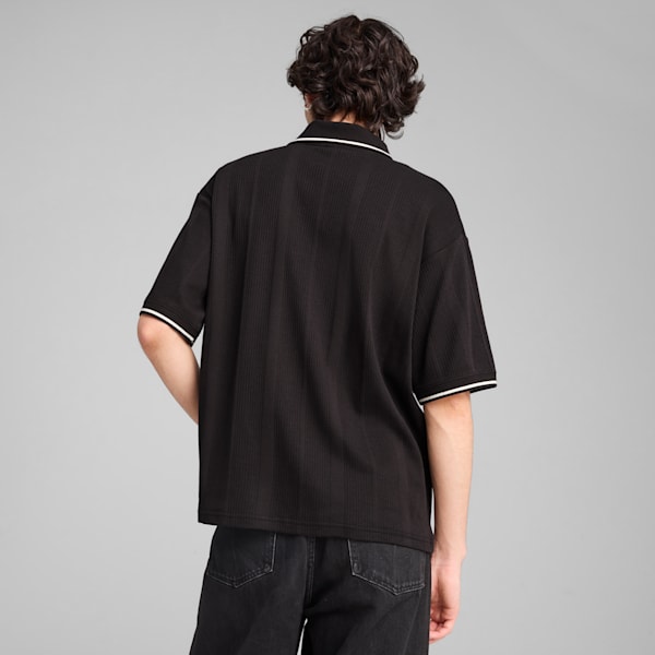 Polo para hombre MMQ, PUMA Black, extralarge