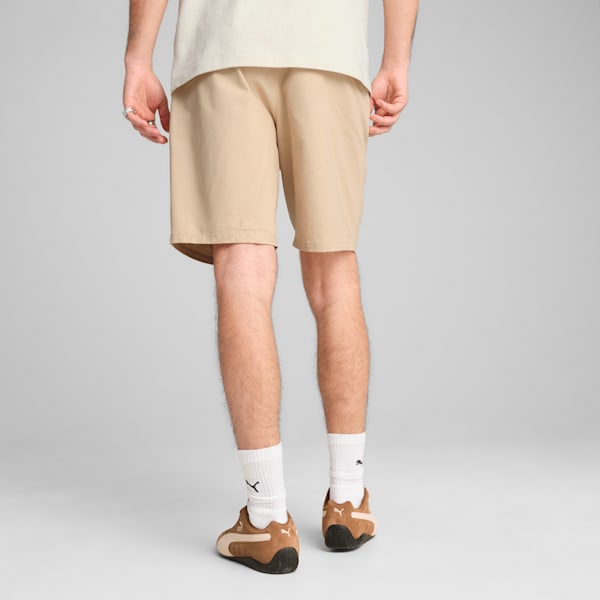 MMQ Men's Oversized Chino Shorts, Light Sand, extralarge-IND