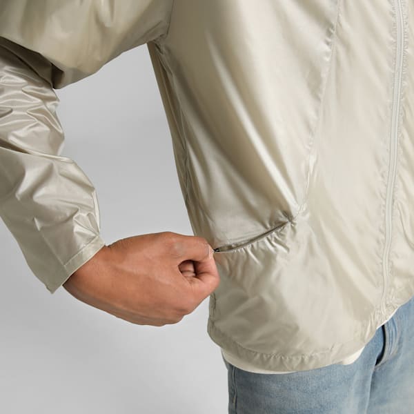 MMQ SPORT Pertex® Men's Relaxed Fit Packable Jacket, Desert Dust, extralarge-IND