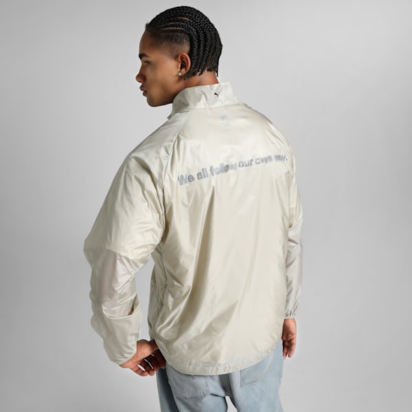 MMQ SPORT Pertex® Men's Relaxed Fit Packable Jacket, Desert Dust, extralarge-IND