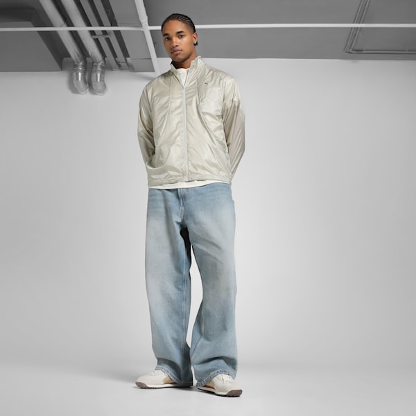 MMQ SPORT Pertex® Men's Relaxed Fit Packable Jacket, Desert Dust, extralarge-IND