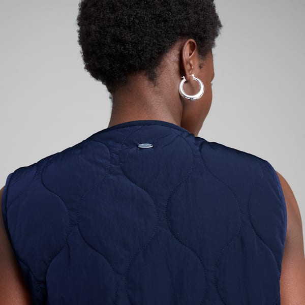 YONA Women's Reversible Vest, New Navy, extralarge