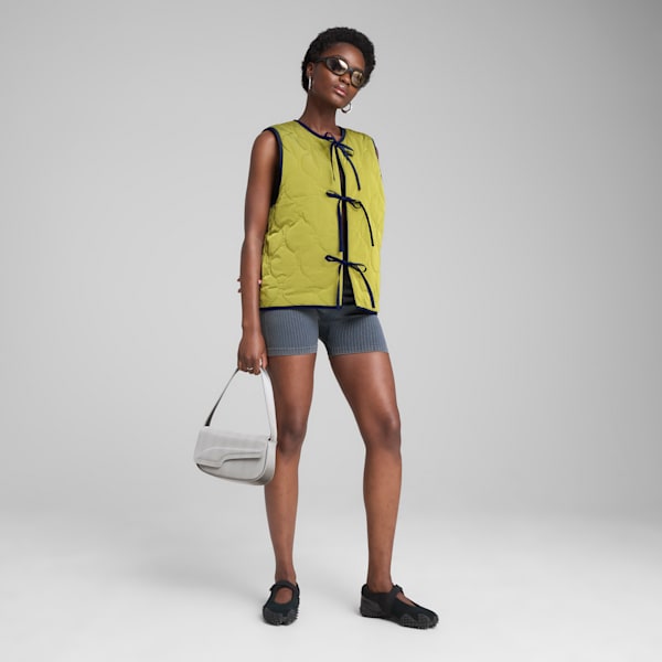 YONA Women's Reversible Vest, New Navy, extralarge