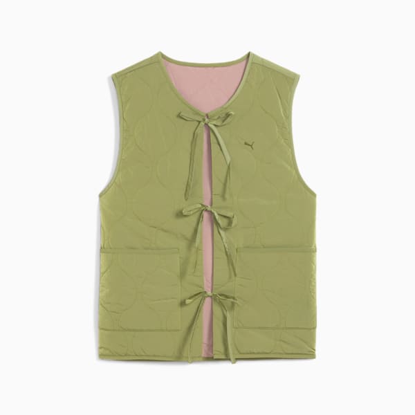 YONA Women's Reversible Vest, Kiwi Green, extralarge