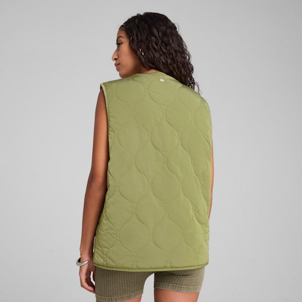 YONA Women's Reversible Vest, Kiwi Green, extralarge