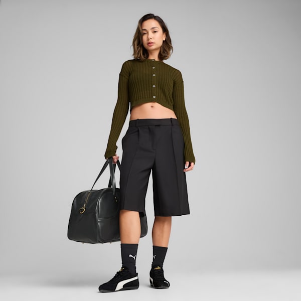 Saco tejido YONA para mujer, Olive Drab, extralarge