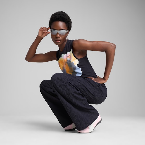 YONA Women's Graphic Top, New Navy, extralarge